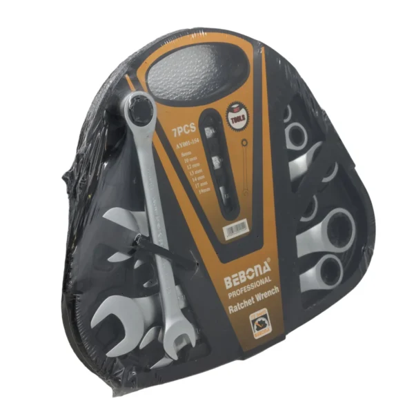 7PC Ratchet Spanner set 8mm-19mm AY001-154/AY001-159