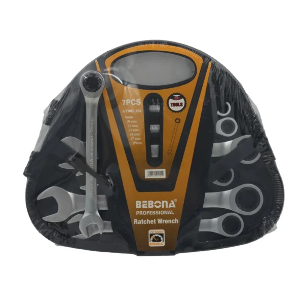 7PC Ratchet Spanner set 8mm-19mm AY001-154/AY001-159