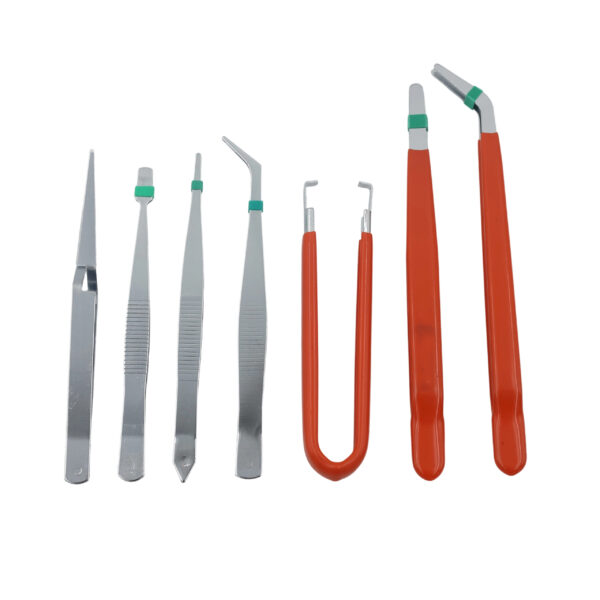 Precison tweezer set 7pcs AY001-545