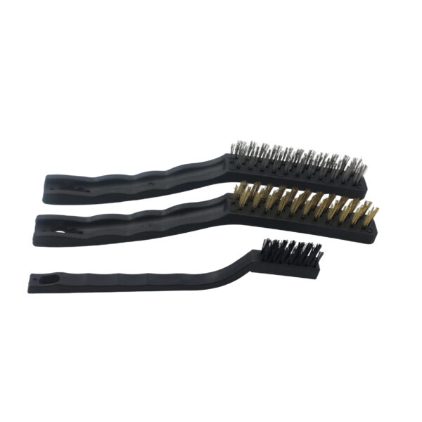 3pcs plastic handle wire brush set AY001-772/3pc