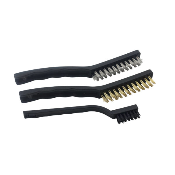 3pcs plastic handle wire brush set AY001-772/3pc