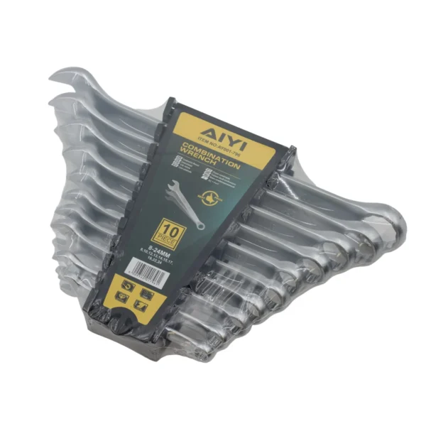 Combination wrench set (MT53010)10PCS AY001-796/8-24mm