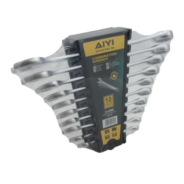 Combination wrench set (MT53010)10PCS AY001-796/8-24mm