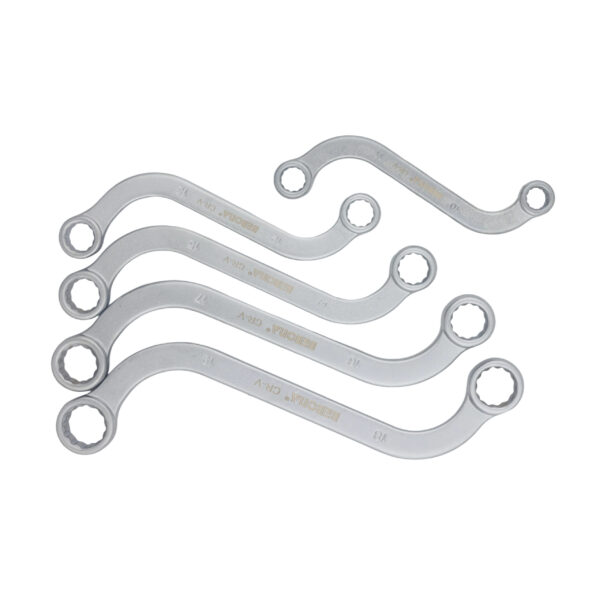 5pc S Type double ring spanner AY001-972/5PC s