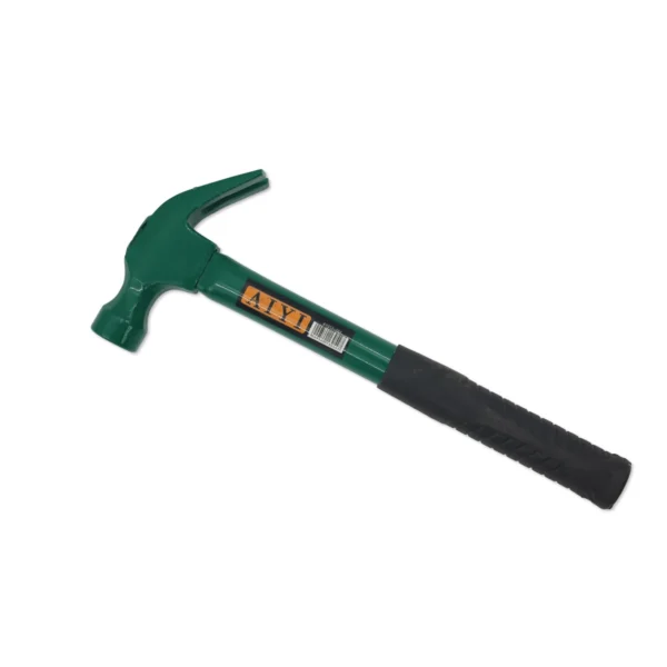 AIYI 0.5kg Claw Hammer with Steel Handle – Green Finish (AY013-054)