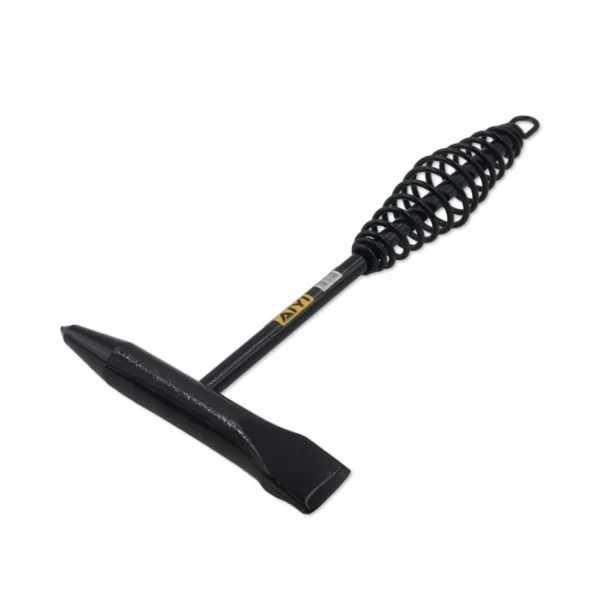 AIYI 500g Welding Chipping Hammer with Spring Grip – Black Steel (AY013-055)