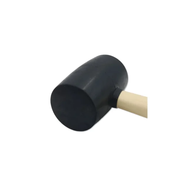 AIYI 1000g Rubber Mallet with Wooden Handle – Black Head