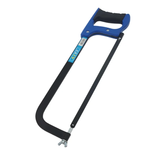 Flat steel plastic handles saw(Blue）AY084-005