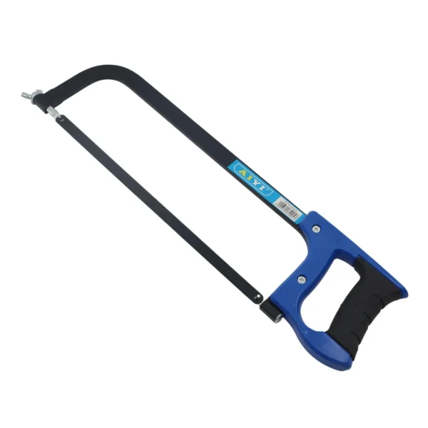 Flat steel plastic handles saw(Blue）AY084-005