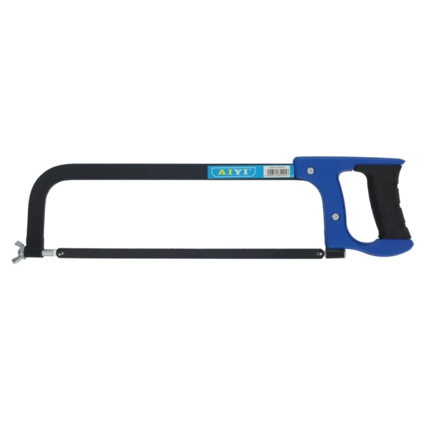 Flat steel plastic handles saw(Blue）AY084-005