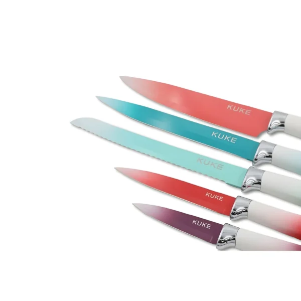 AIYI Non Stick Knife Set AY097-002(DY-035) Colorful 6pcs