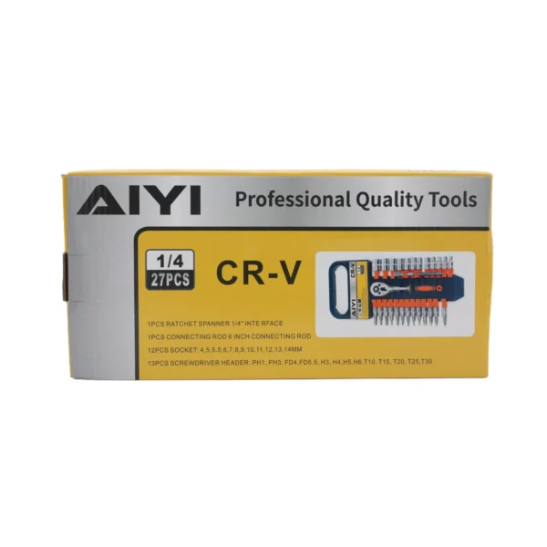 AIYI 1/4" Dr.Socket Sets AY187-012 27pcs