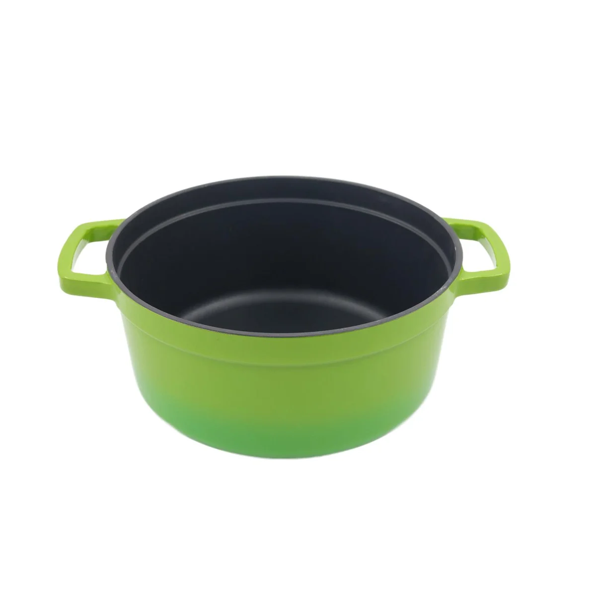 AIYI Cast Iron Cookware 24cm AY378-003 Green - Image 3