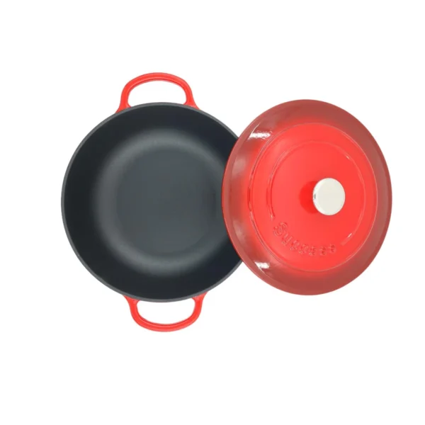 AIYI Cast Iron Cookware 26cm AY378-006 Red