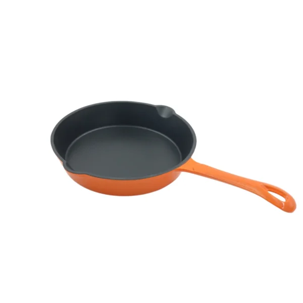 AIYI Cast Iron Frying Plate 20cm AY378-011 Orange