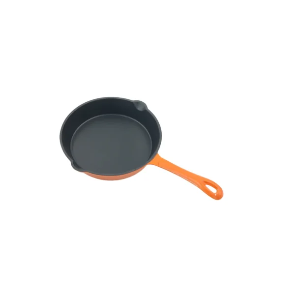 AIYI Cast Iron Frying Plate 20cm AY378-011 Orange