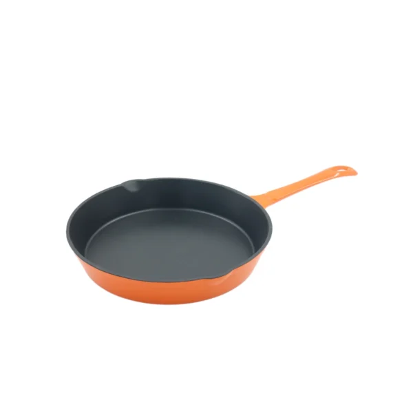 AIYI Cast Iron Frying Plate 24cm AY378-012 Orange