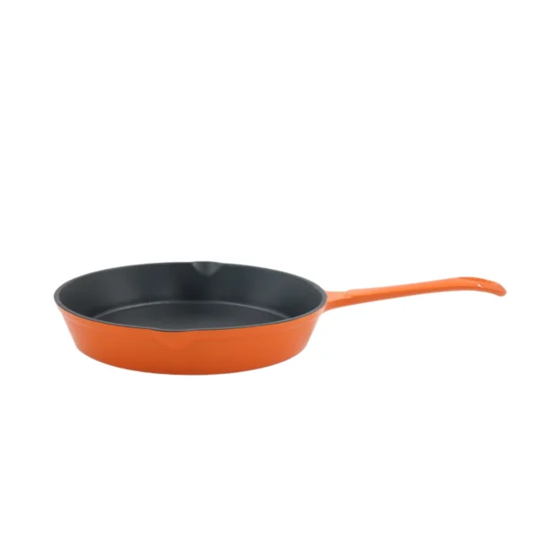 AIYI Cast Iron Frying Plate 24cm AY378-012 Orange