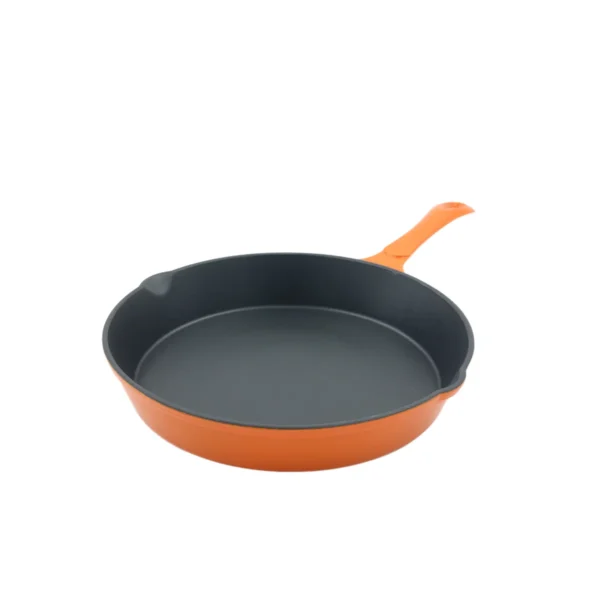AIYI Cast Iron Frying Plate 28cm AY378-013 Orange