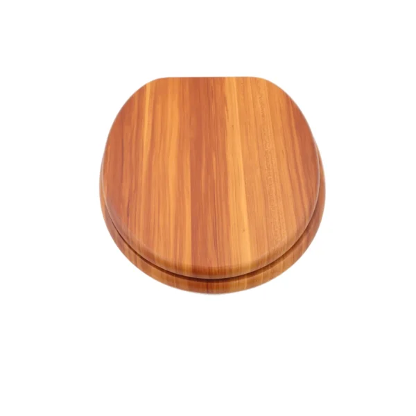 AIYI MDF toilet seat AY383-002 Woody Bright Brown
