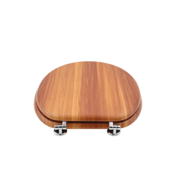 AIYI MDF toilet seat AY383-002 Woody Bright Brown
