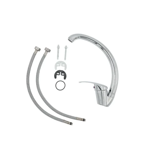 AIYI Basin Mixer Long AY406-009 Silver