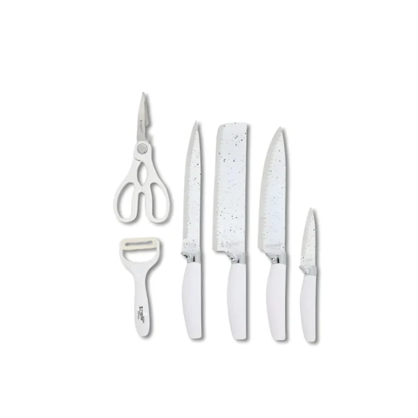 AIYI Non Stick Knife Set AY097-038(ZP-009) Silver 6pcs
