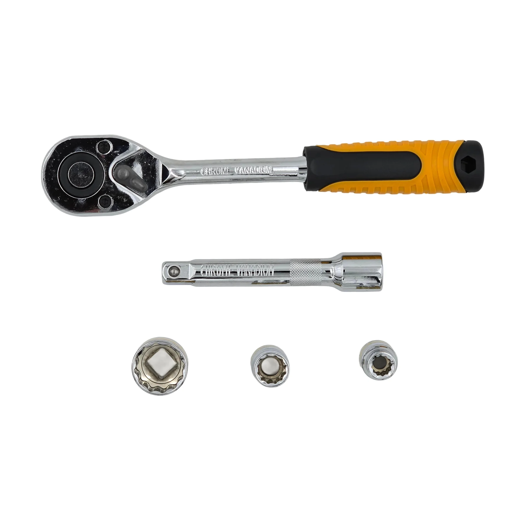 AIYI 12PT 1/2” Drive Socket Set with Ratchet AY001-404 - Image 3