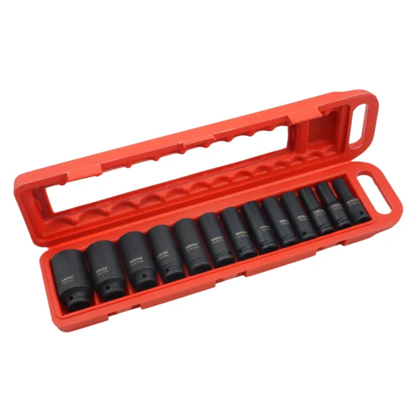Bebona 13-Piece 1/2 Inch Impact Socket Set - Sizes 10–32mm AY001-632