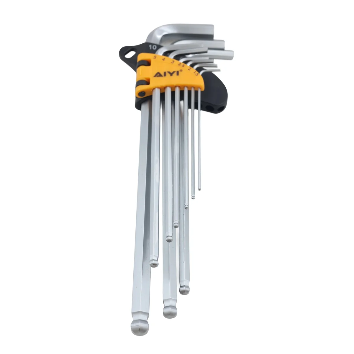 AIYI 9-Piece Extra Long Ball-End Hex Key Set AY175-005 - Image 5