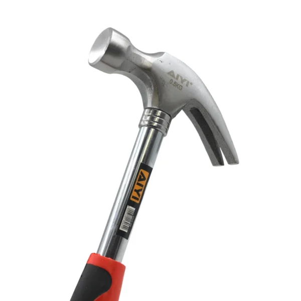 High-grade steel handle claw hammer 0.5kg AY013-062