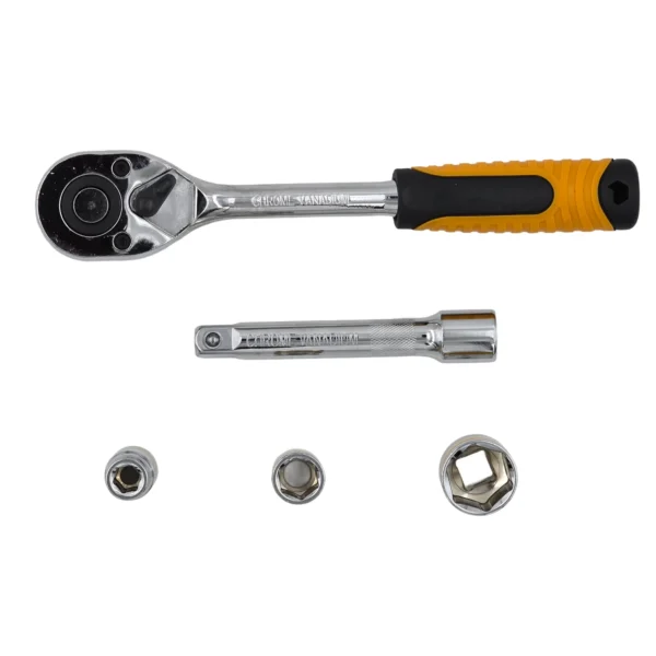 AIYI 6PT 1/2” Drive Socket Set with Ratchet AY001-165