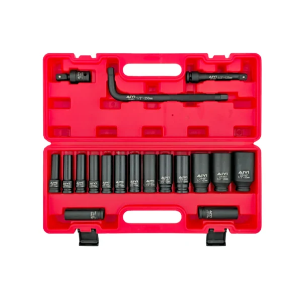 AIYI 18-Piece 1/2-Inch Impact Socket Set AY017-056