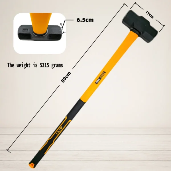 AIYI 12lb Sledgehammer with Fibreglass Handle AY013-072