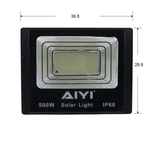 AIYI 500W Solar Flood Light with Remote AY399-032