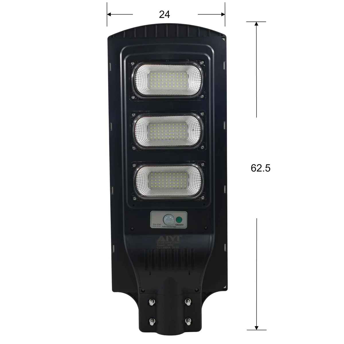 AIYI 90W Solar Street Light with Remote AY399-044 - Image 2