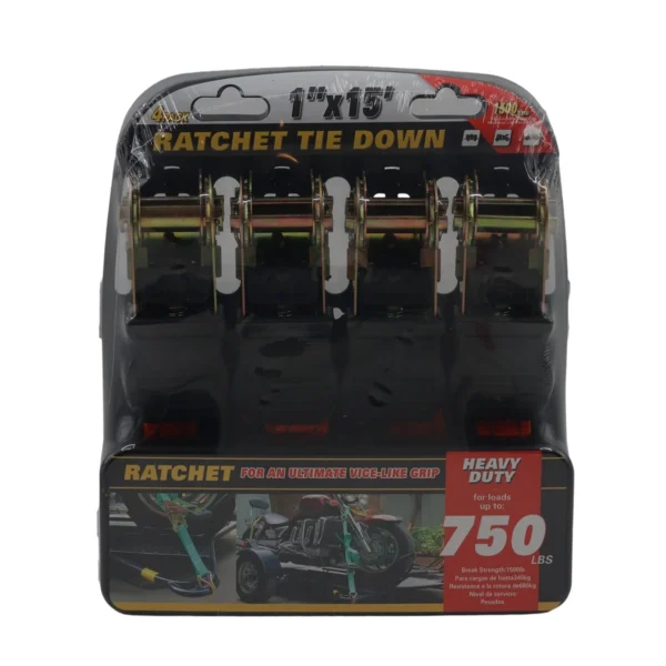Ratchet Tie Down 4pcs AY001-181