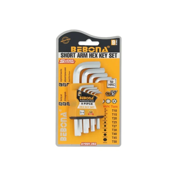 AIYI short Allen key flat 9pcs AY001-392