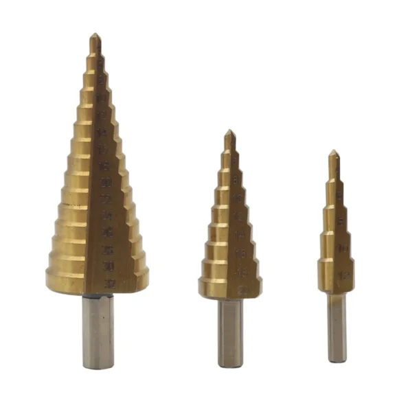 Step drill bit 3pcs AY025-027/3PC