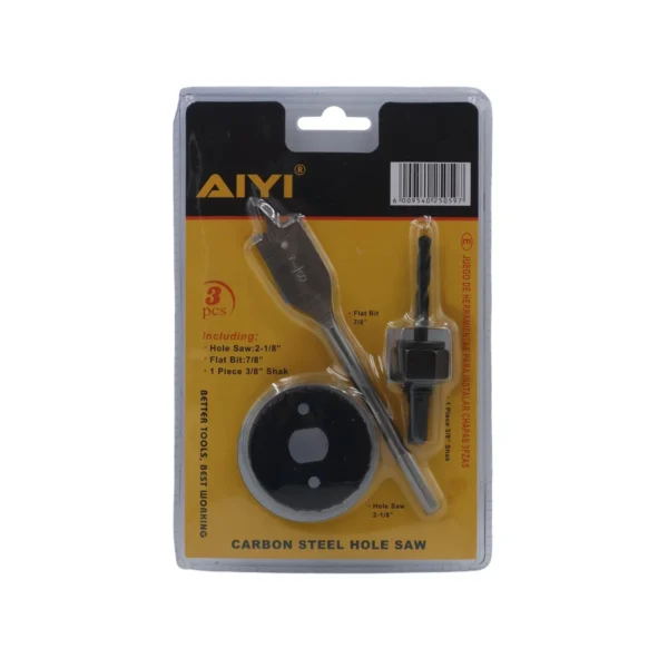 Hole saw kit 3pcs AY025-059