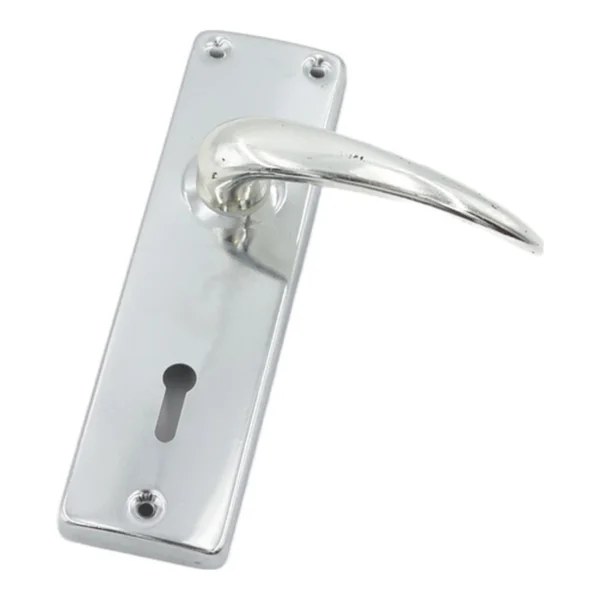 Silver door lock 687 199-046