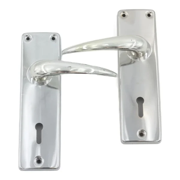Silver door lock 687 199-046