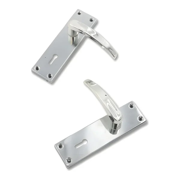 Silver door lock 687 199-047