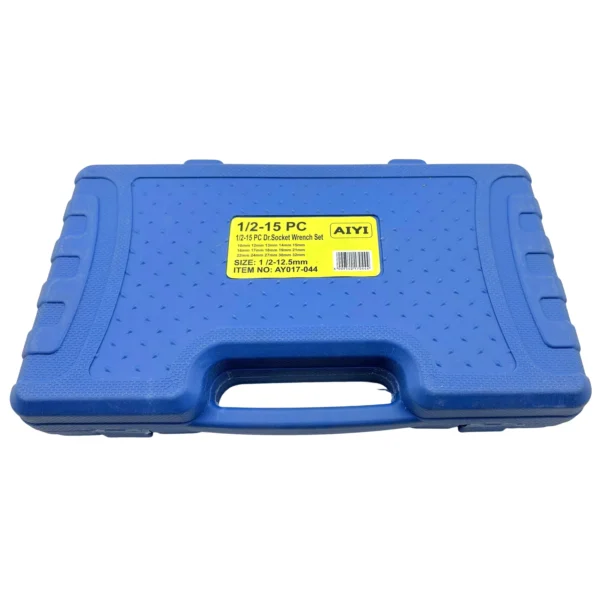 AIYI 15-Piece 1/2 Inch Deep Impact Socket Set AY017-044