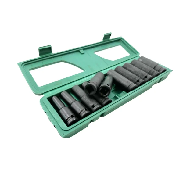 AIYI 11-Piece 1/2 Inch Impact Socket Set –Sizes 10–24mm AY187-017
