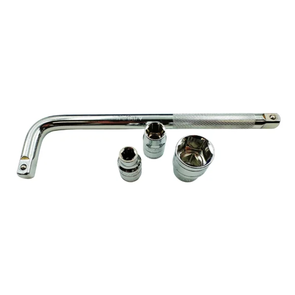 AIYI 10-Piece 1/2 Inch Socket Set with L-Handle AY188-010