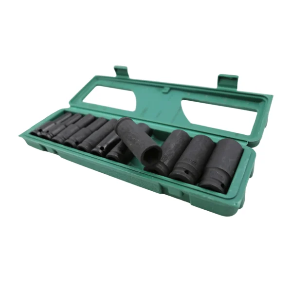 AIYI 11-Piece 1/2 Inch Impact Socket Set –Sizes 10–24mm AY187-017