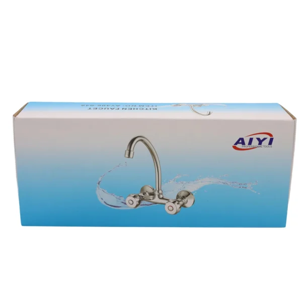 AIYI Chrome Wall-Mounted Kitchen Mixer Tap AY406-048