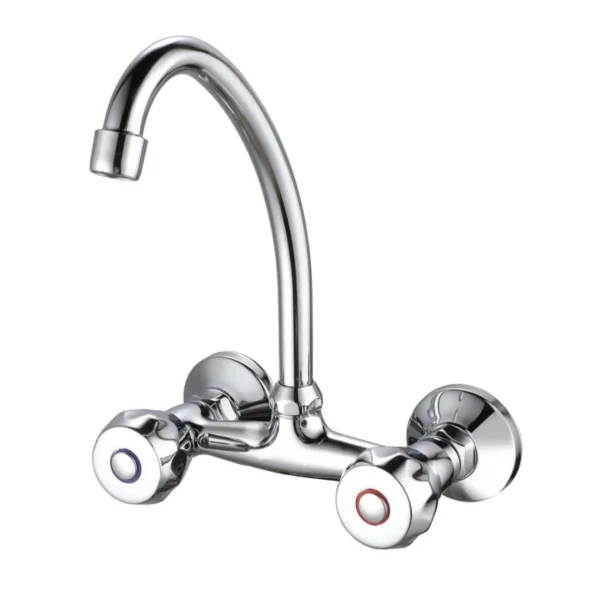 AIYI Chrome Wall-Mounted Kitchen Mixer Tap AY406-048