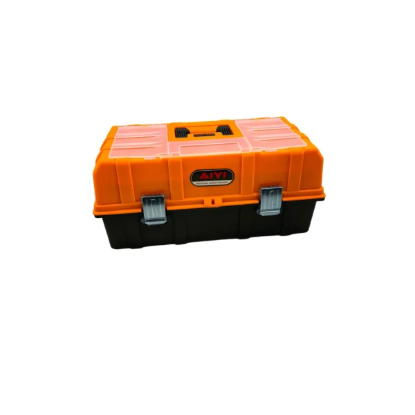 AIYI Heavy-Duty Toolbox with Dual Lift-Out Trays AY162-006